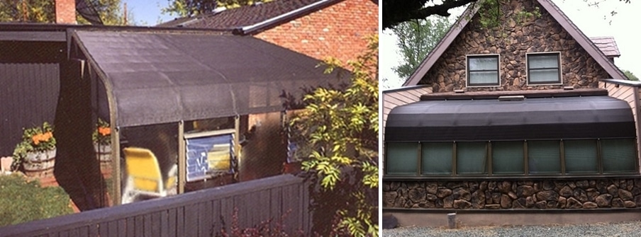 Exterior Sunroom Shades and Greenhouse Shades